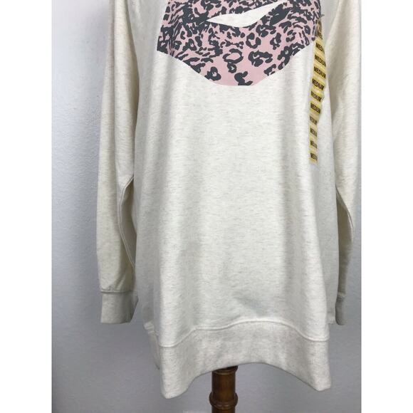 Wildfox Leopard Lips Stretch Pullover Sweatshirt - Picture 4 of 8